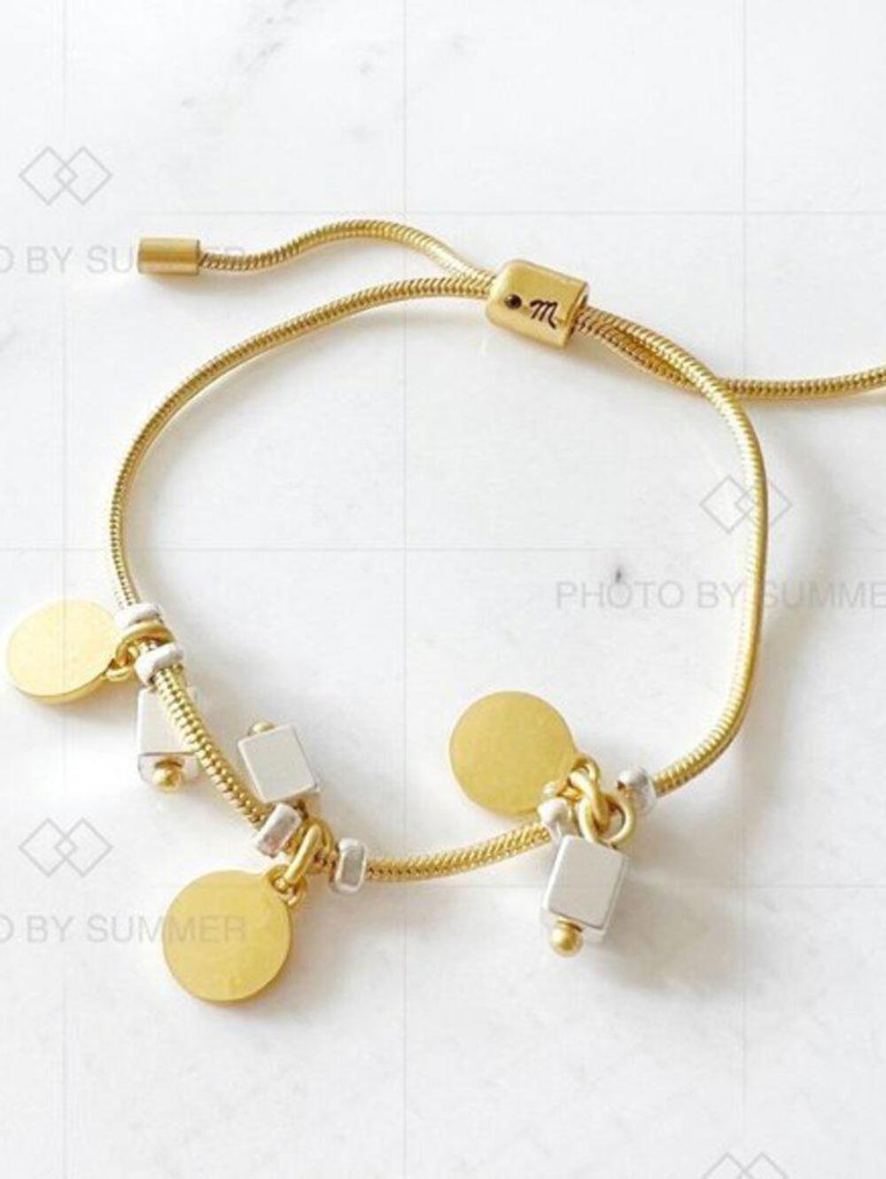 Madewell Coin Disc Charms Bracelet